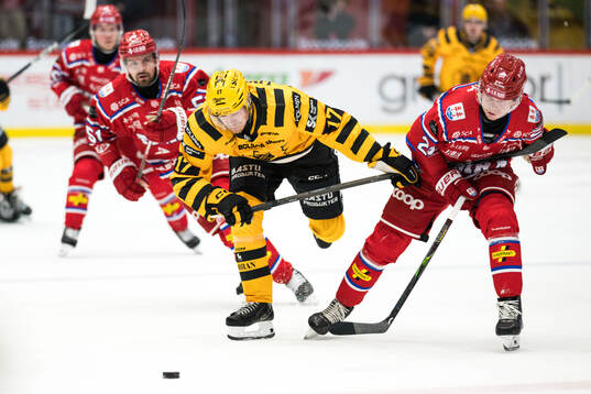 Skellefteås Pär Lindholm och Timrås Simon Forsmark