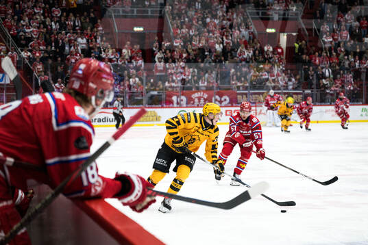Skellefteås Rasmus Bergqvist och Timrås Anton Wedin