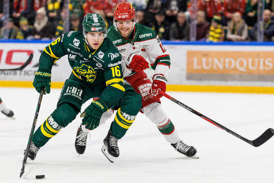 Björklövens Gustaf Kangas och Modos Oscar Pettersson