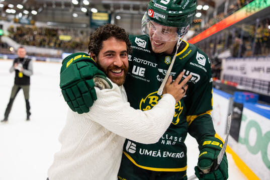 Björklövens Mathew Maione och Linus Cronholm
