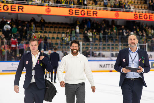 Björklövens Per Kenttä Mathew Maione och Björn Bjurling