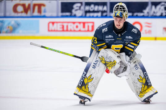 Södertäljes målvakt Love Härenstam