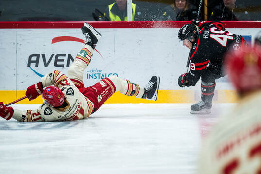 Kalmars Matthew Struthers och Nybros Kalle Holm