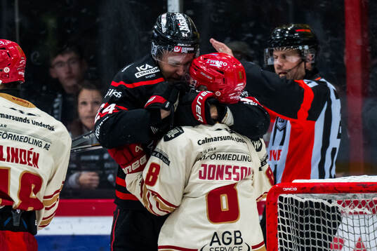 Nybros Hampus Eriksson och Kalmars Samuel Jonsson