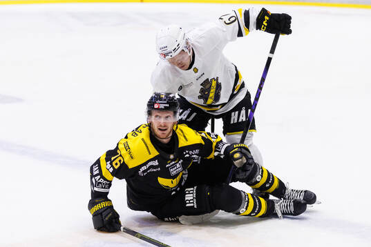 Västerås Oskar Kvist och AIKs Elliot Sigrell