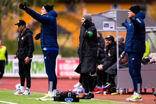 Head coach Kent Rudning of Molde reacts
