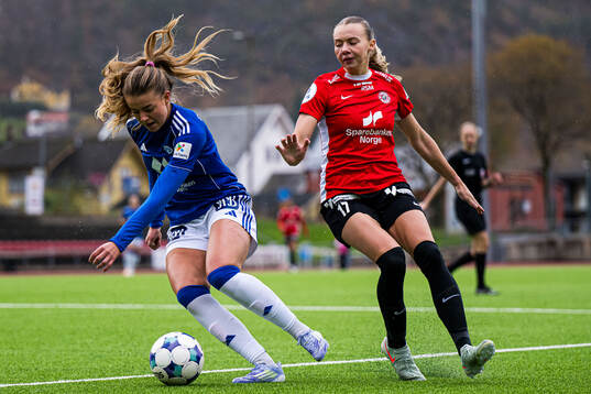 Mille Aune of Molde and Sanne Bolette Dale Lekven of