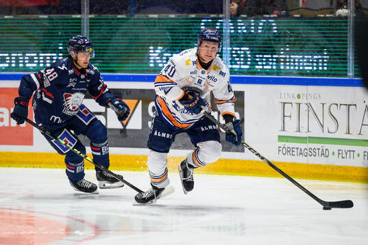 Linköpings Mikko Kokkonen och Växjös Dennis Rasmussen