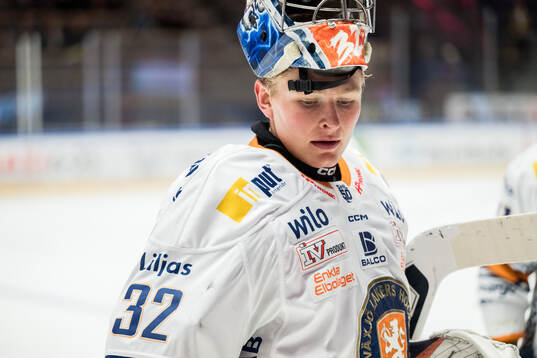 Växjös målvakt Ludvig Persson