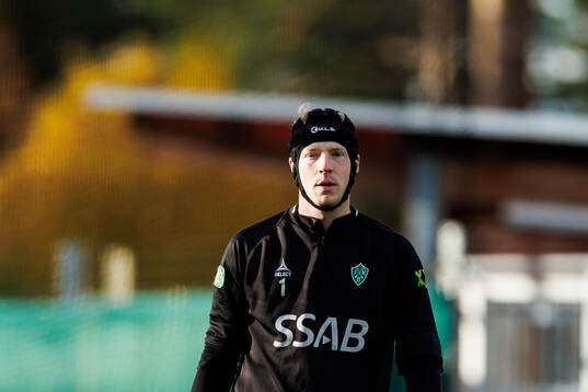 Brages målvakt Viktor Frodig