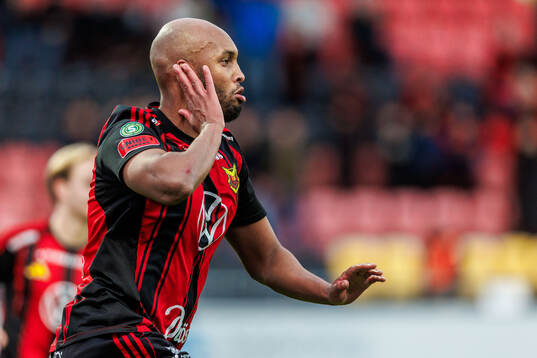 Östersunds Jabir Abdihakim Ali jublar
