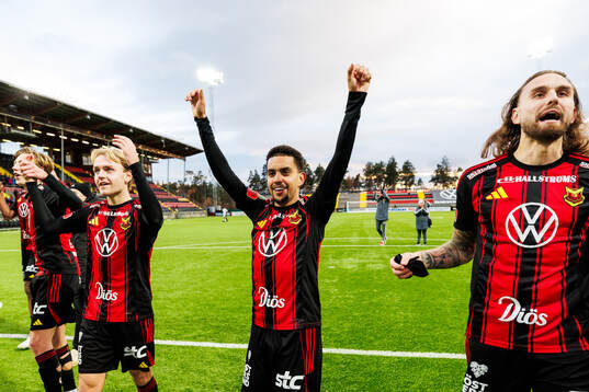 Östersunds Erick Brendon Pinheiro Da Silva jublar