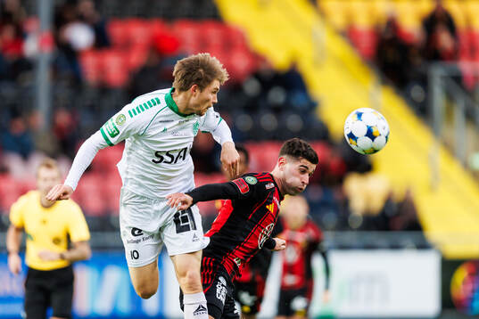Brages Gustav Berggren och Östersunds Ahmed Bonnah