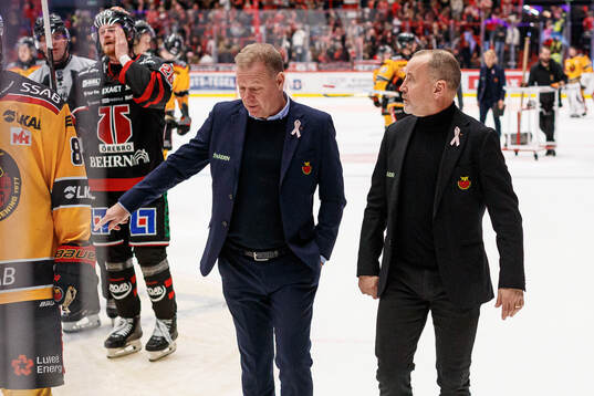 Luleås tränare Thomas Berglund deppar