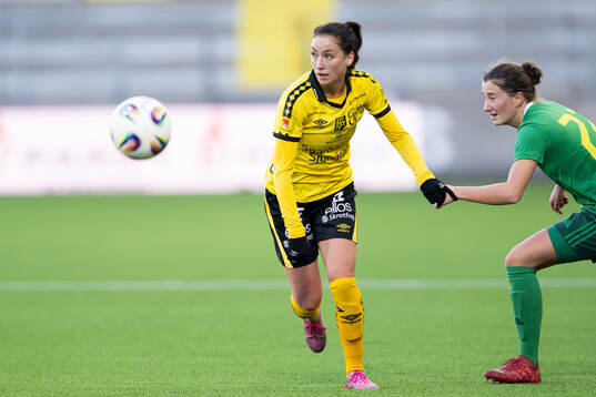 Elfsborgs Izabella Bergström och Team TGs Tilde Vikström