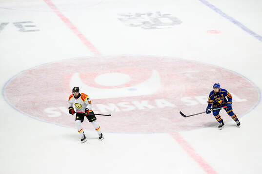 Brynäs Jack Kopacka och Djurgårdens Jesper Pettersson
