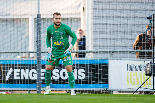 Falkenbergs målvakt Anton Andersson