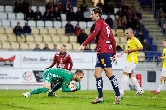 Falkenbergs målvakt Anton Andersson