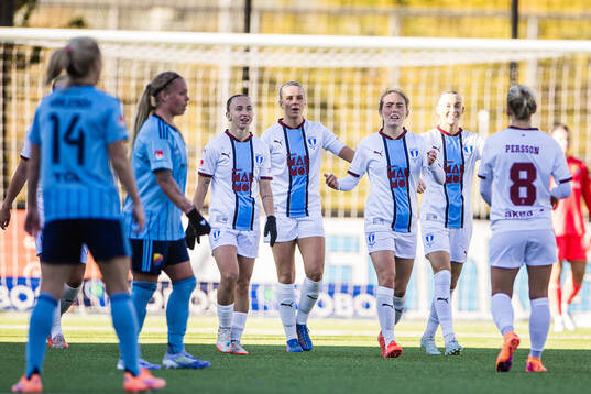Malmö FFs spelare jublar