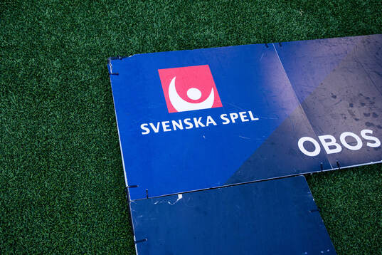 Svenska Spels logotyp på en reklamportal