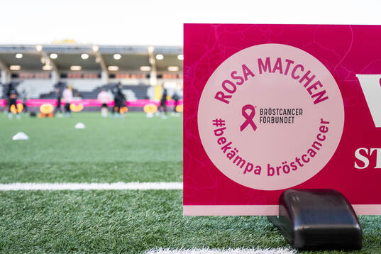 En skylt för Rosa Matchen