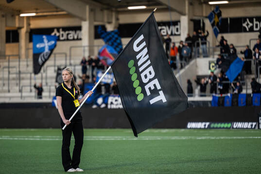 En Unibet-flagga