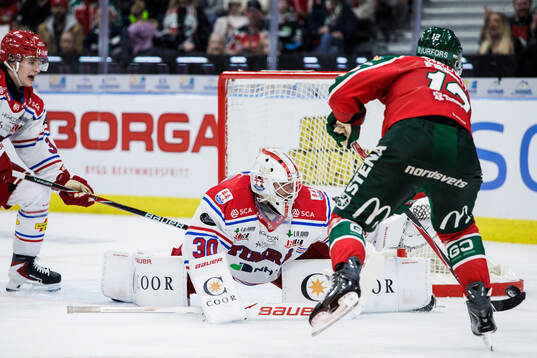 Timrås målvakt Jacob Johansson