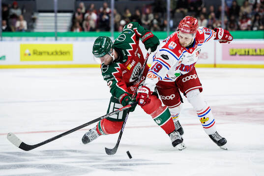 Frölundas Christian Folin och Timrås Marcus Westfält
