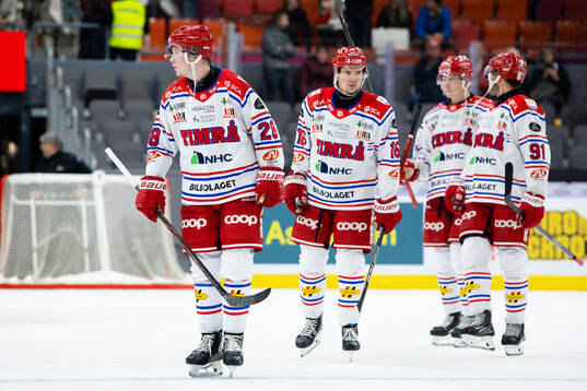 Timrås Simon Forsmark och Lukas Pilö deppar