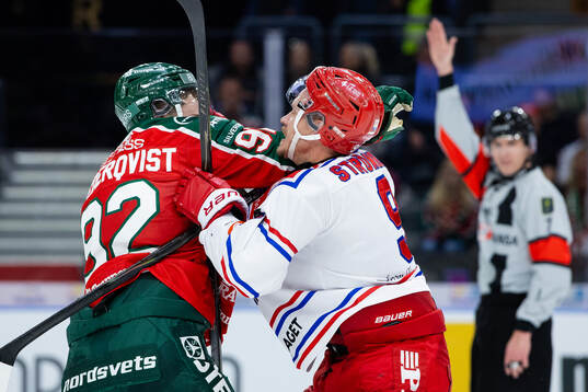 Frölundas Filip Cederqvist och Timrås Didrik Strömberg