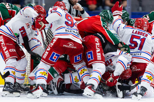 Stökigt i Frölundas målgård