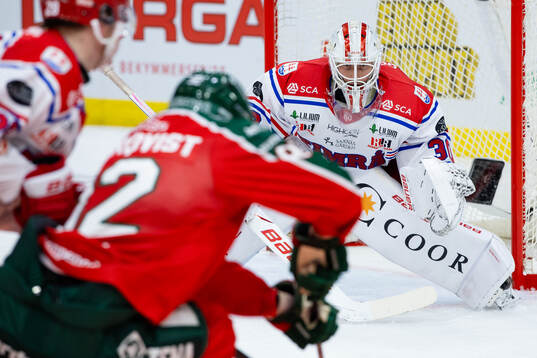 Timrås målvakt Jacob Johansson