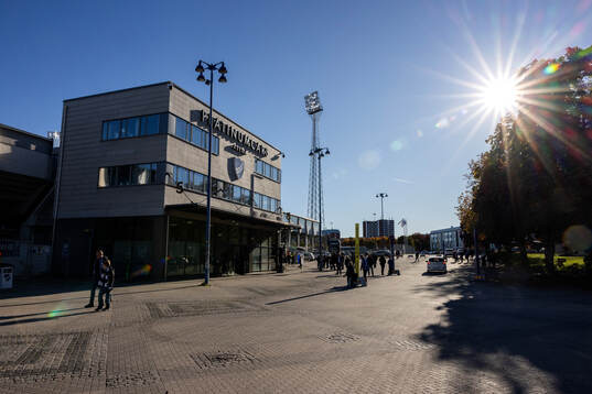 Exteriör vy av Platinumcars Arena