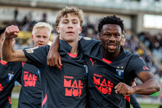 Malmö FFs Hugo Bolin jublar