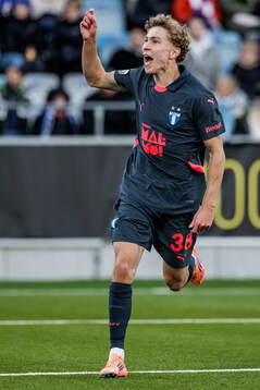 Malmö FFs Hugo Bolin jublar
