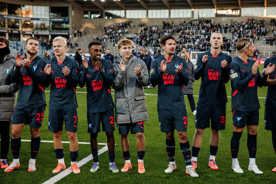 Malmö FFs spelare jublar