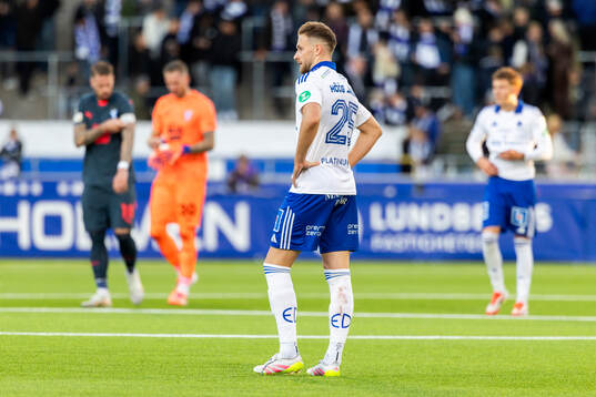IFK Norrköpings Kevin Höög Jansson deppar