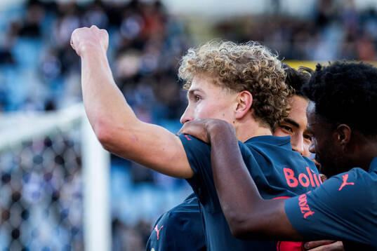 Malmö FFs Hugo Bolin jublar