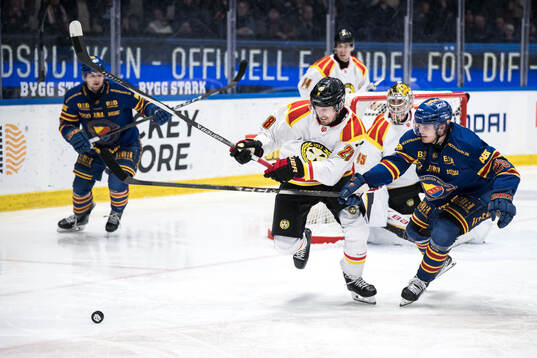 Brynäs Johannes Kinnvall och Djurgårdens Håvard Salsten