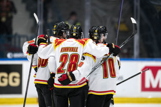 Brynäs Jakob Silfverberg jublar