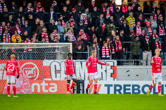 Kalmars Aboubacar Keita, Lars Sætra och Carl Gustafsson