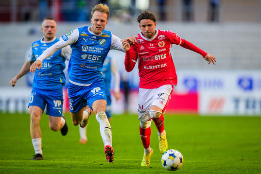 Oddevolds Gabriel Sandberg och Kalmars Tomas Kalinauskas