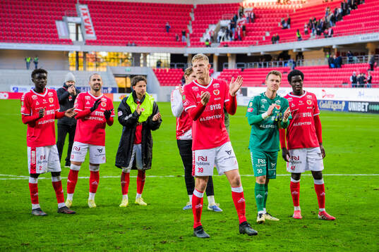 Kalmars Lars Sætra jublar