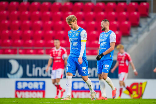 Oddevolds Alexander Almqvist och Albert Ejupi deppar