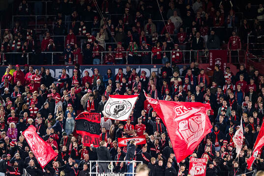 Spectators in the stands