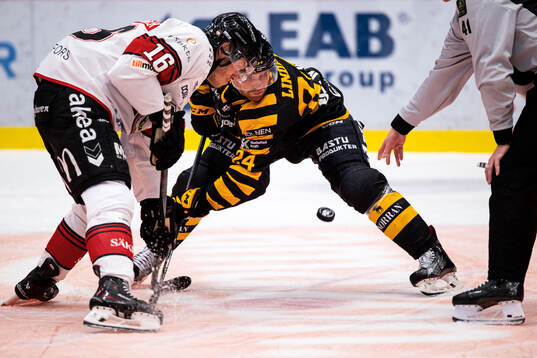 Malmö Redhawks Maximilian Eisenmenger och Skellefteås