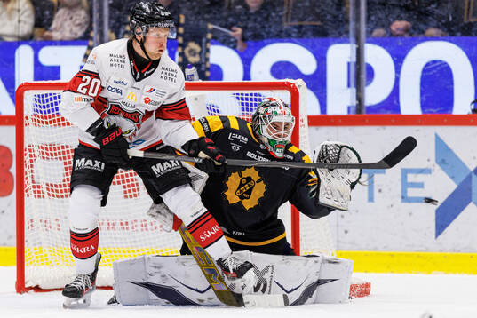 Malmö Redhawks Thomas Berg Paulsen och Skellefteås