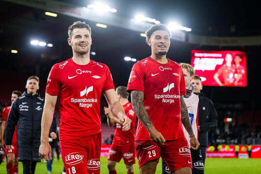 Jacob Ebsen Sørensen and Noah Jean Holm of Brann