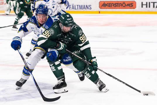 Leksands Tinus Luc Koblar och Färjestads Marian Studenic
