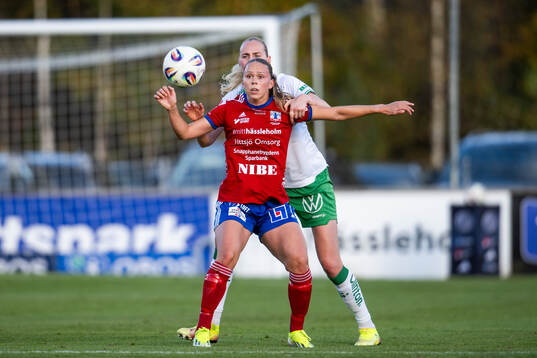 Vittsjös Hanna Ekengren och Hammarbys Emilie Bragstad